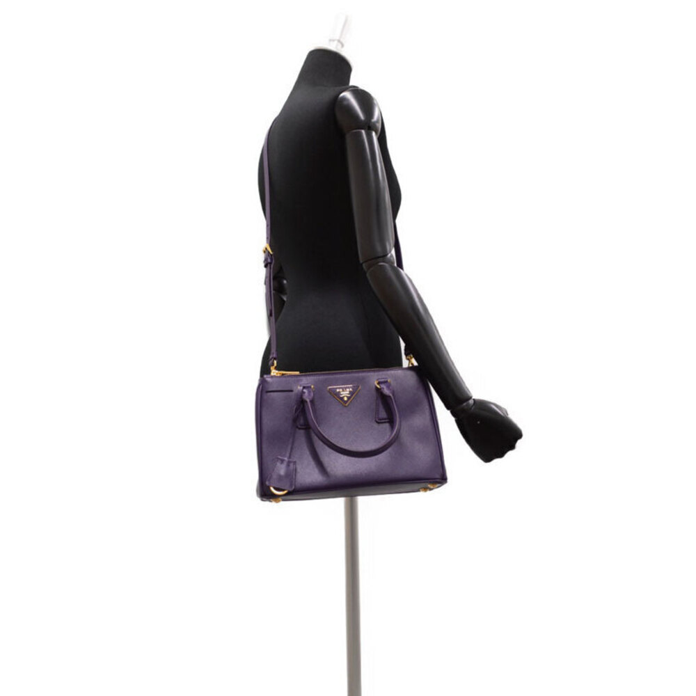PRADA Galleria Saffiano Leather Shoulder Bag Handbag Bag - Picture 9 of 9